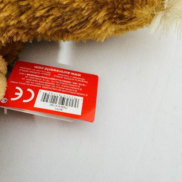 5 for $25| Aurora Adorable Mini Flopsie Bitty Bunny Stuffed Animal Brown - Picture 5 of 10
